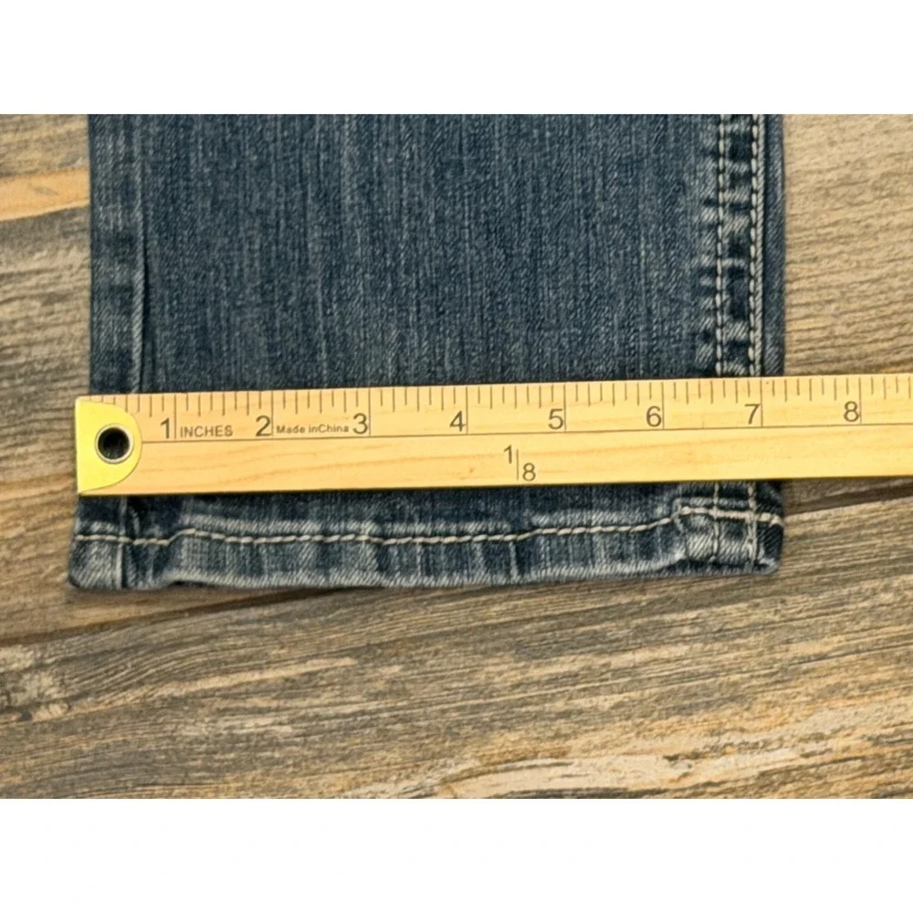 Rock and Roll Cowboy Revolver Slim Straight Leg‎ Jeans Blue 29x34 Western Stack